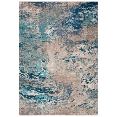 Safavieh Madison Power Loomed Square Area Rug Blue & Grey - 6 ft.-7 in. x 6 ft.-7 in. MAD440M-7SQ